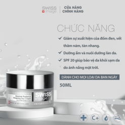 Kem Dưỡng Trắng Da Giảm Tàn Nhang Chống Nắng Ban Ngày Cho Mọi Loại Da Swiss Image Absolute Radiance Whitening Day Cream 50ml