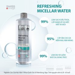 Nước Tẩy Trang Dành Cho Da Hỗn Hợp, Dầu Mụn Swiss Image Refreshing Micellar Water 400ml