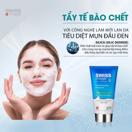 Tẩy Tế Bào Chết Dịu Nhẹ Phục Hồi Tái Tạo Cho Mọi Loại Da Swiss Image Gentle Exfoliating Daily Scrub 150ml