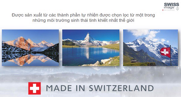 dược mỹ phẩm swiss image chiết xuất nước băng tan alpine