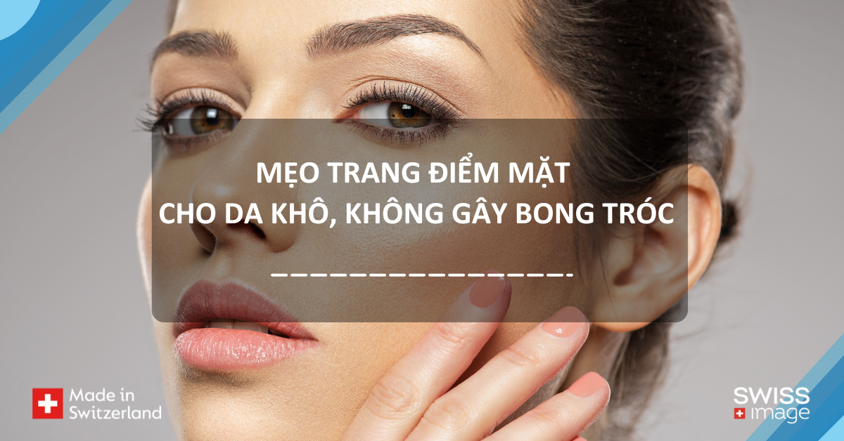 Trang điểm mặt cho da khô