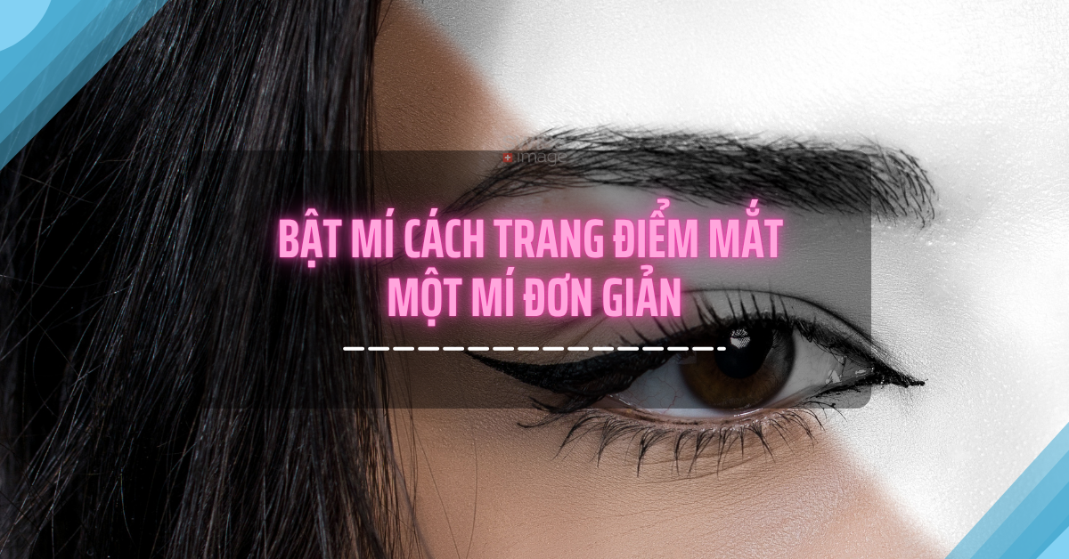 trang điểm mắt một mí