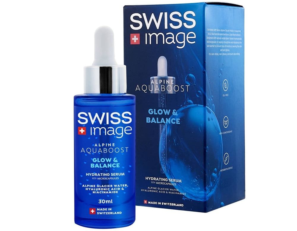 Serum Công Nghệ Hạt Vi Nang Giúp Dưỡng Ẩm Chuyên Sâu & Sáng Da Swiss Image 30ml