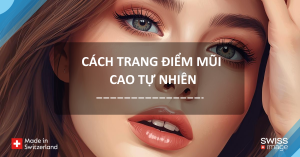trang điểm mũi cao