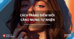 trang điểm môi căng mọng