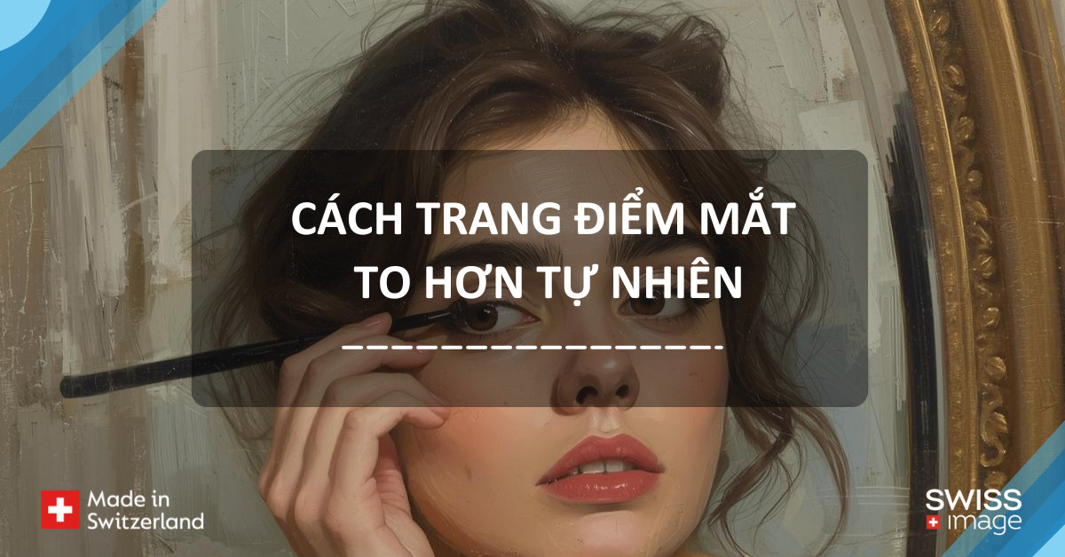 Trang điểm mắt to