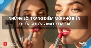 lỗi trang điểm môi