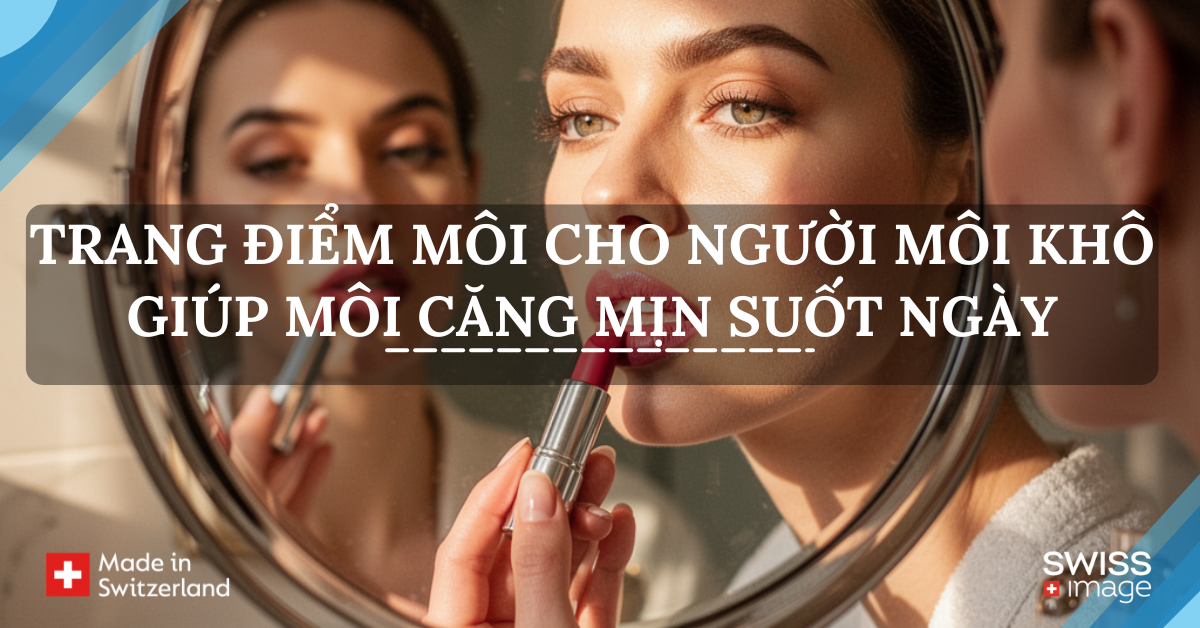 trang điểm môi