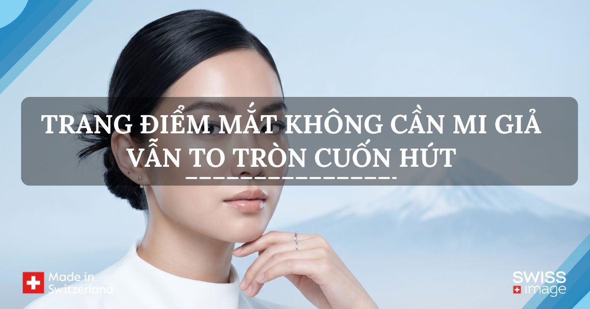 trang điểm mắt không cần mi giả